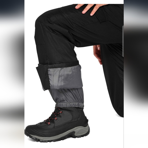 Arctix Men's Black Essential Snow Bib Overalls Size Medium - Picture 2 of 8